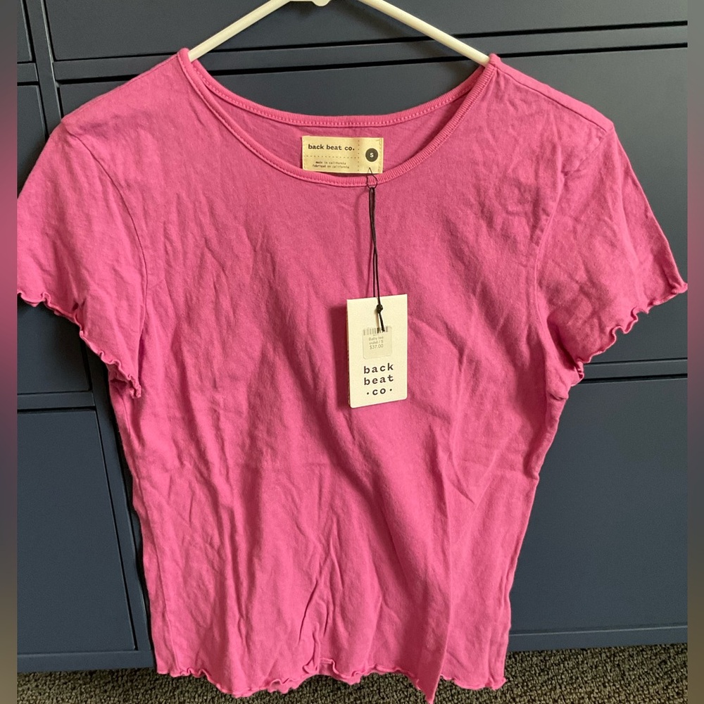 Anthropologie Fuchsia Tee - NWT!